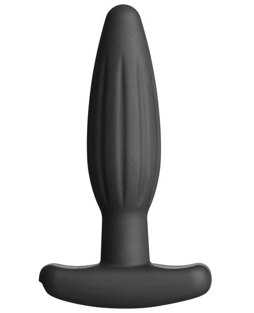 Silicone Noir Rocker Butt Plug - Small