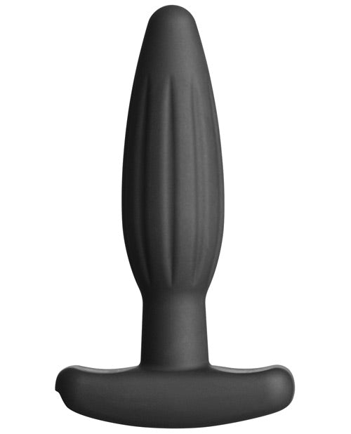 Silicone Noir Rocker Butt Plug - Medium