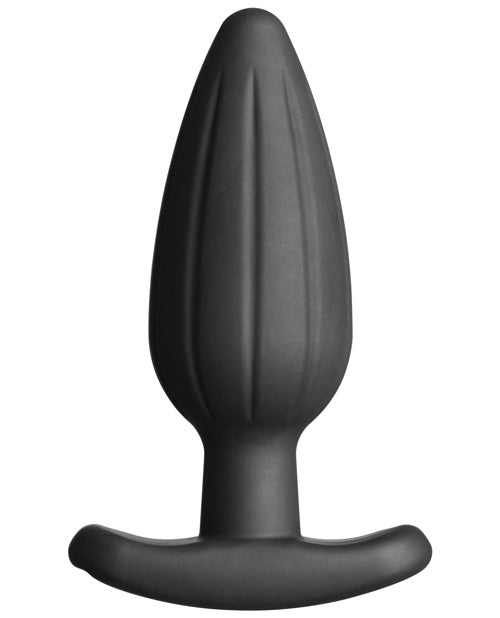 Silicone Noir Rocker Butt Plug - Large