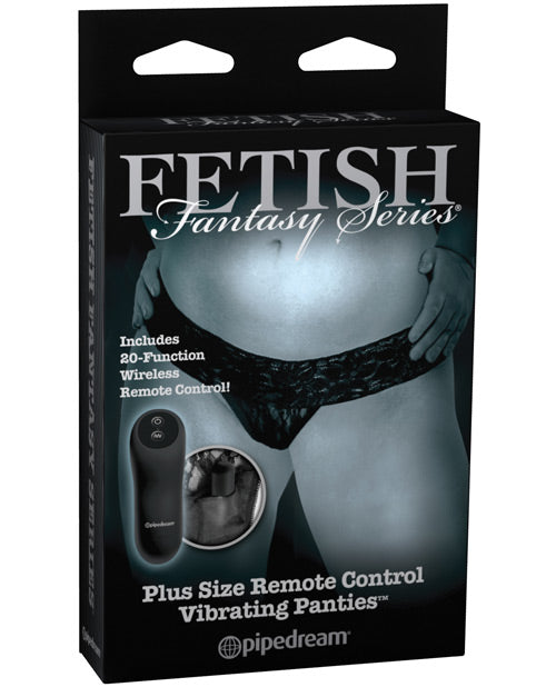 Remote Control Vibrating Panties - Plus Size