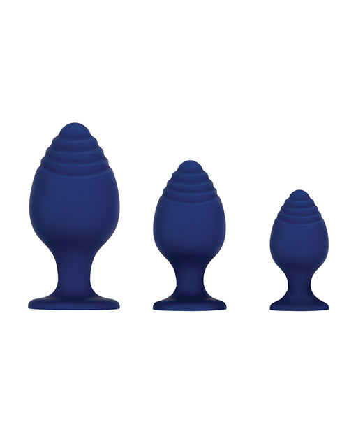 Get Your Groove on 3 pc Silicone Anal Plug Set