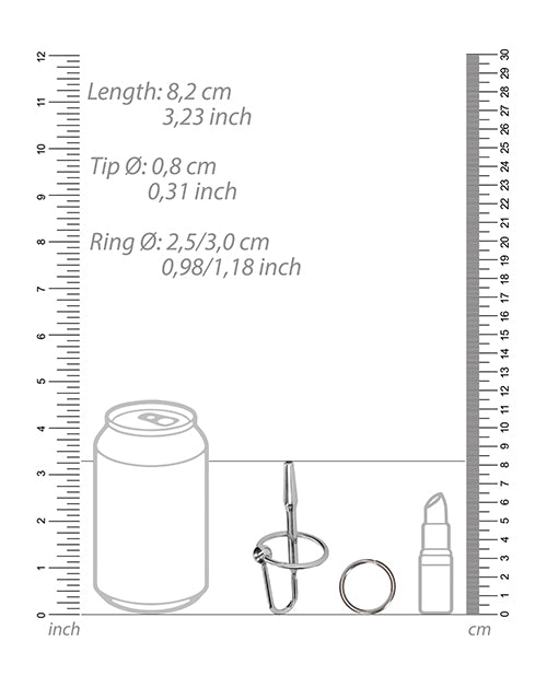 Urethral Sounding Metal Plug