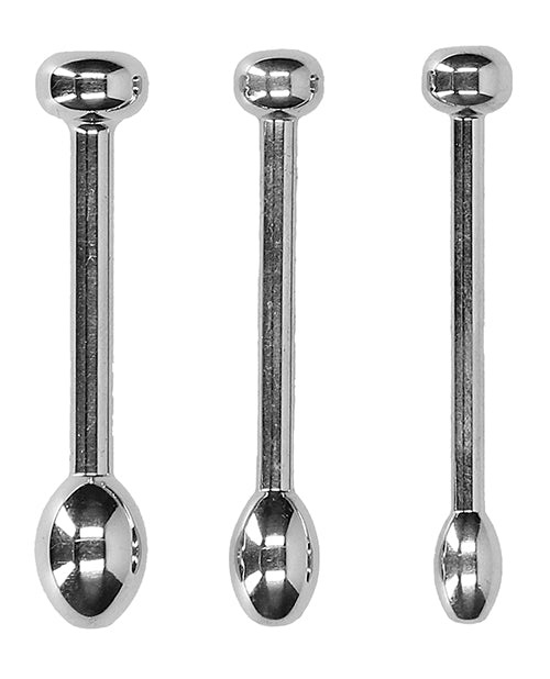 Urethral Sounding Metal Plug Set - 49/50mm