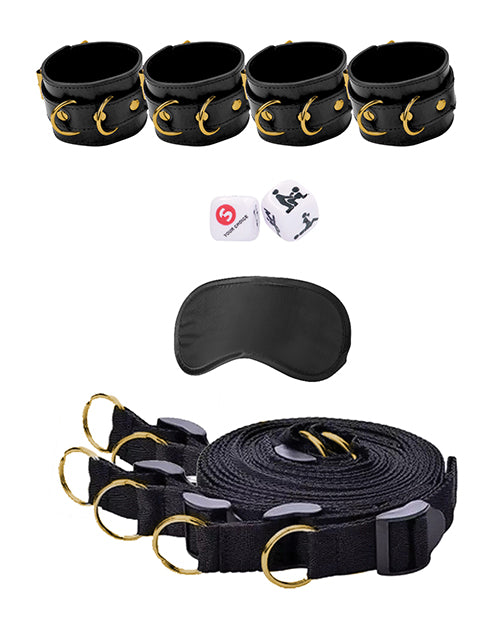 Limited Edition Gold Bed Bindings Restraint System