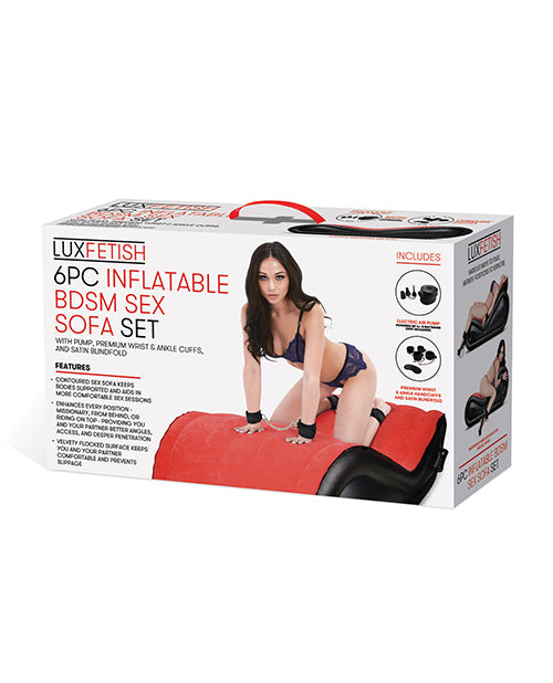 Fetish 6 pc Inflatable BDSM Sex Sofa Set