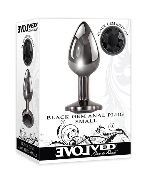 Black Gem Anal Plug - Small