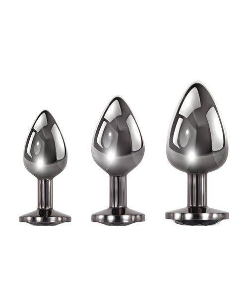 Black Gem Anal Plug set