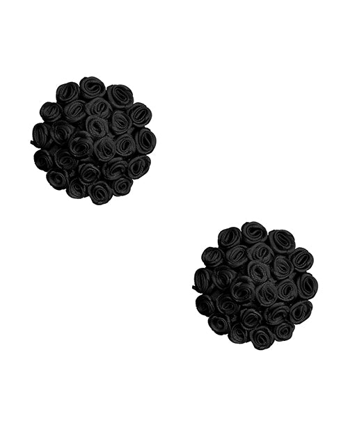 Burlesque Nightfall Roses Reusable Silicone Pasties