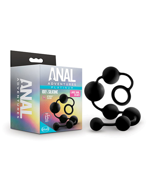 Platinum Silicone Anal Beads