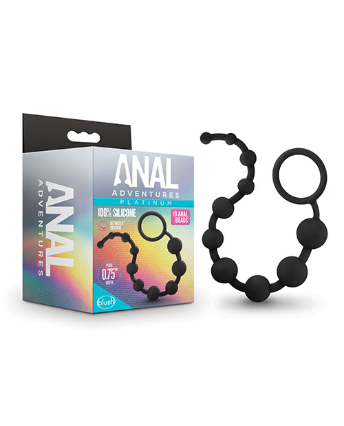 Platinum Silicone 10 Anal Beads