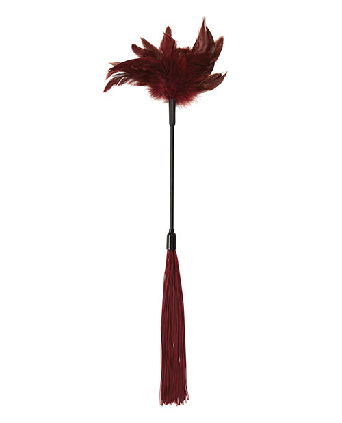 Enchanted Feather Tickler - Burgundy