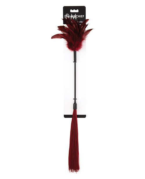 Enchanted Feather Tickler - Burgundy