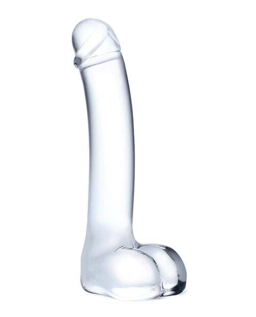 7&quot; Realistic Curved Glass G-Spot Dildo