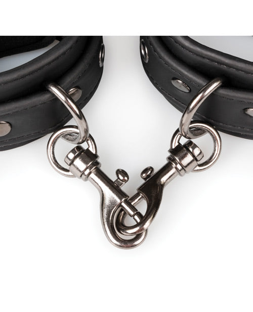 Faux Leather Handcuffs