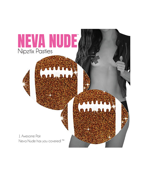 Football Glitter Pasties