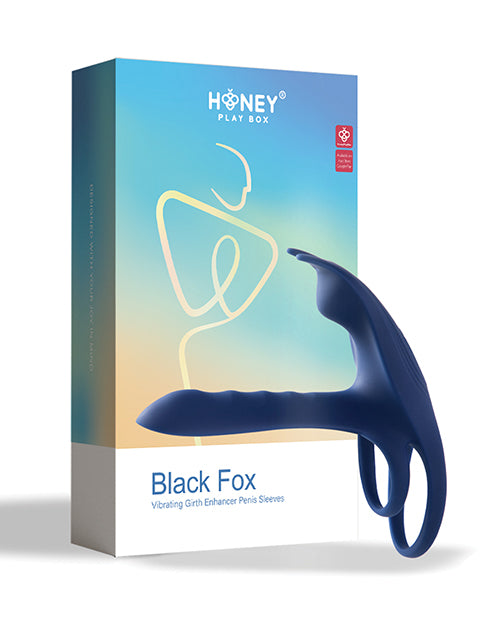 Blue Fox Vibrating Girth Enhancer Penis Sleeve