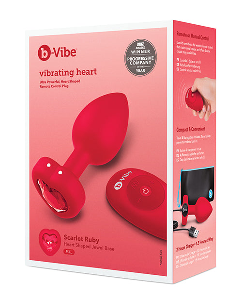 Vibrating Heart Plug