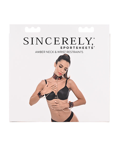 Sincerely Amber Neck &amp; Wrist Restraint