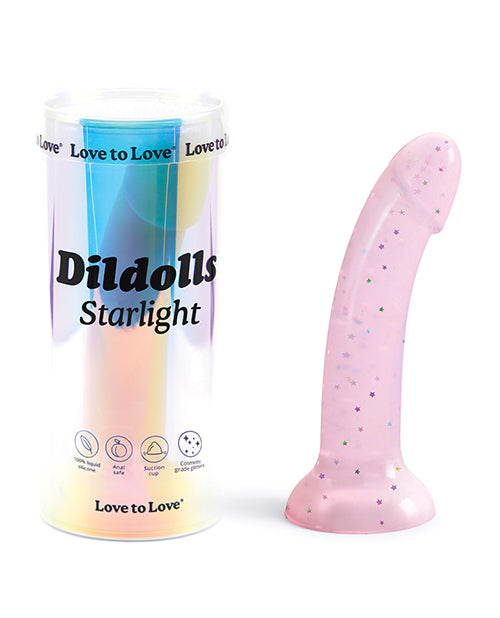 Curved Suction Cup Dildolls Starlight