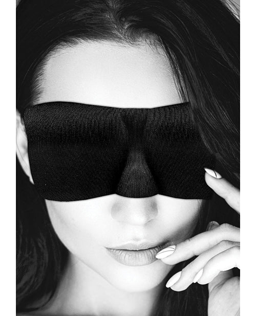 Satin Curvy Eye Mask w/Elastic Straps