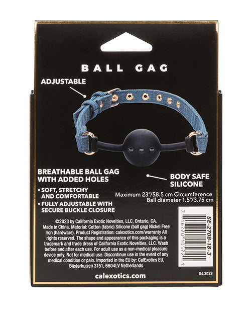 Premium Denim Collection Ball Gag