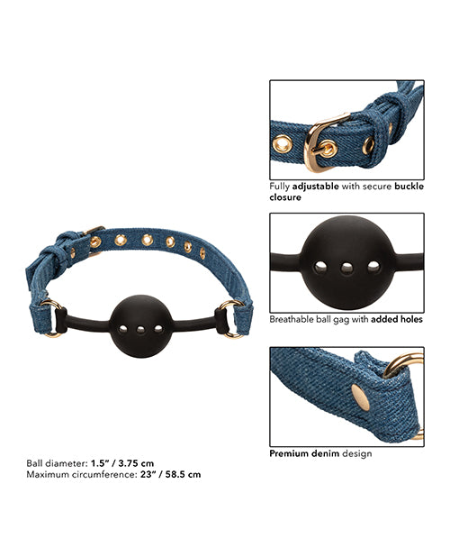 Premium Denim Collection Ball Gag