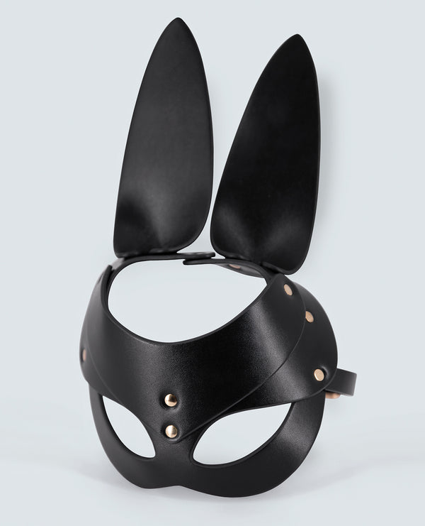 Leather Bunny Mask