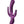 Trilux Kinky Finger Rabbit Vibrator w/ Anal Beads - Purple