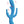 Trilux Kinky Finger Rabbit Vibrator w/ Anal Beads - Blue