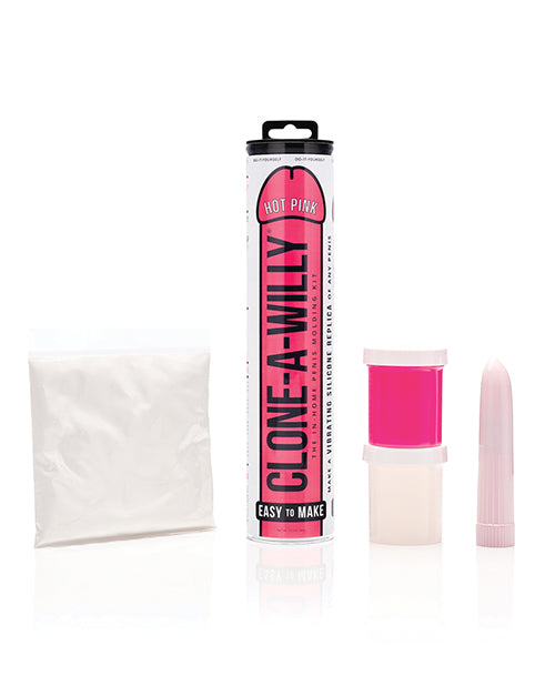 Clone-A-Willy Kit Vibrating - Hot Pink