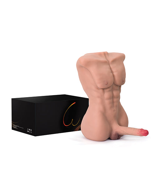 Torso Male Sex Doll with Flexible Dildo