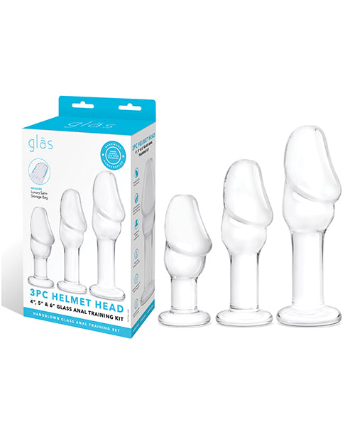 Helmet Head Anal Training Kit - Set of 3