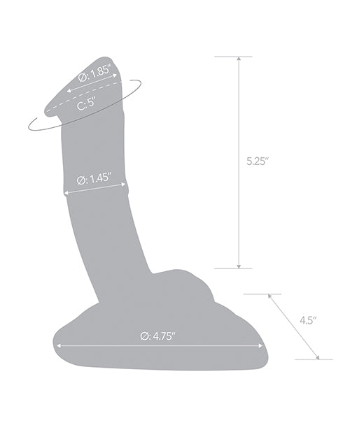 7.5&quot; Rideable Standing Cock w/Stability Base