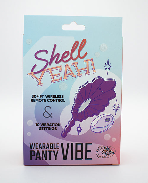 Shell Yeah! Remote Controlled Wearable Panty Vibrator