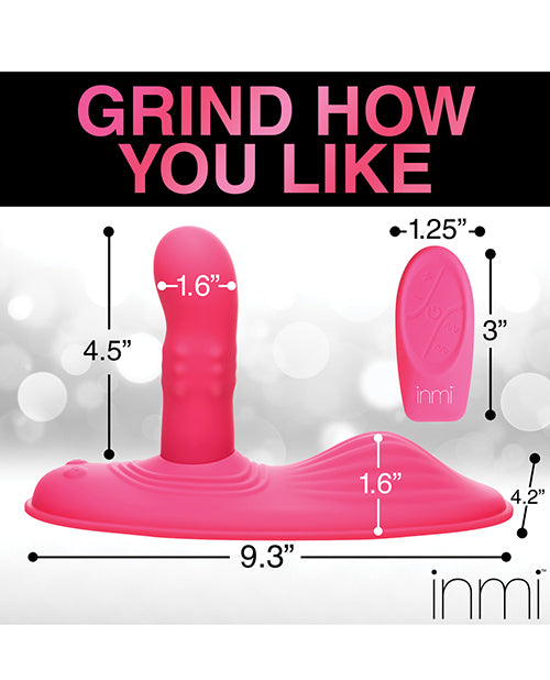 Spin N&#039; Grind Rotating &amp; Vibrating Silicone Grinder - Pink