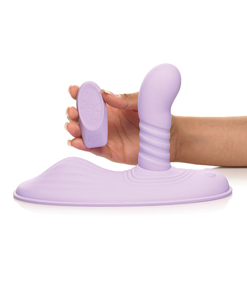 Thrust N&#039; Grind Thrusting &amp; Vibrating Silicone Grinder - Purple