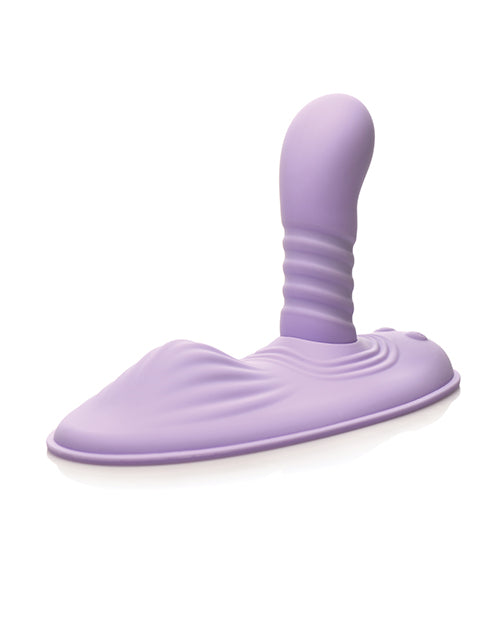 Thrust N&#039; Grind Thrusting &amp; Vibrating Silicone Grinder - Purple