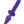 Together Double Pleasure 11"  Double-Ended Dildo & Butt Plug - Purple