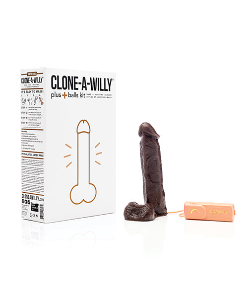 Clone-A-Willy Plus+ Balls Kit - Deep Skin Tone