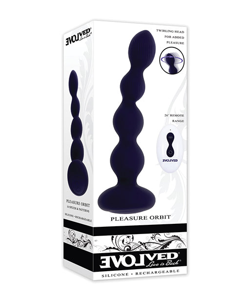 Purple Pleasure Orbit Remote Controlled Anal Vibe