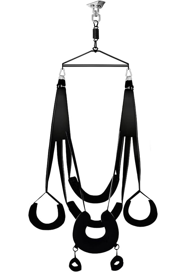 WhipSmart Bondage Pleasure Swing - Black